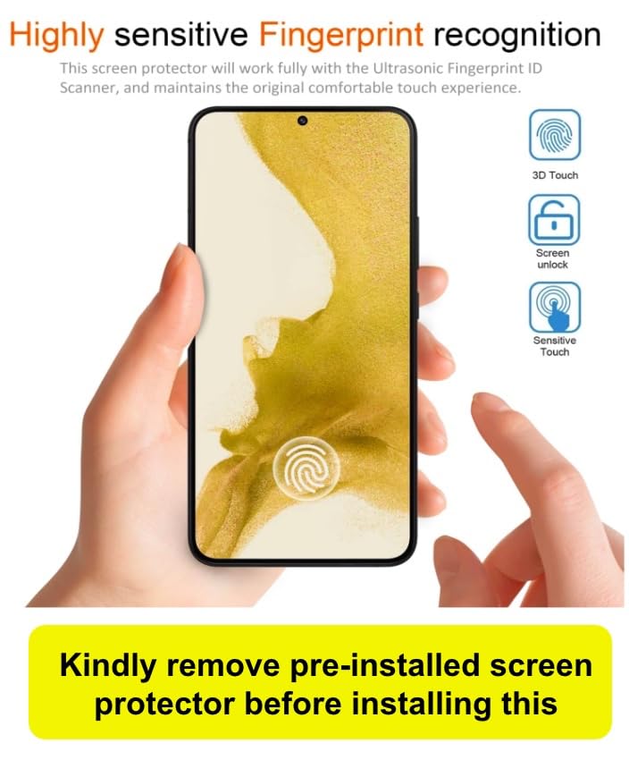 Image of FAD-E Tempered Glass Screen Protector Guard (supports Fingerprint Unlock) Compatible for iQOO 13 5G