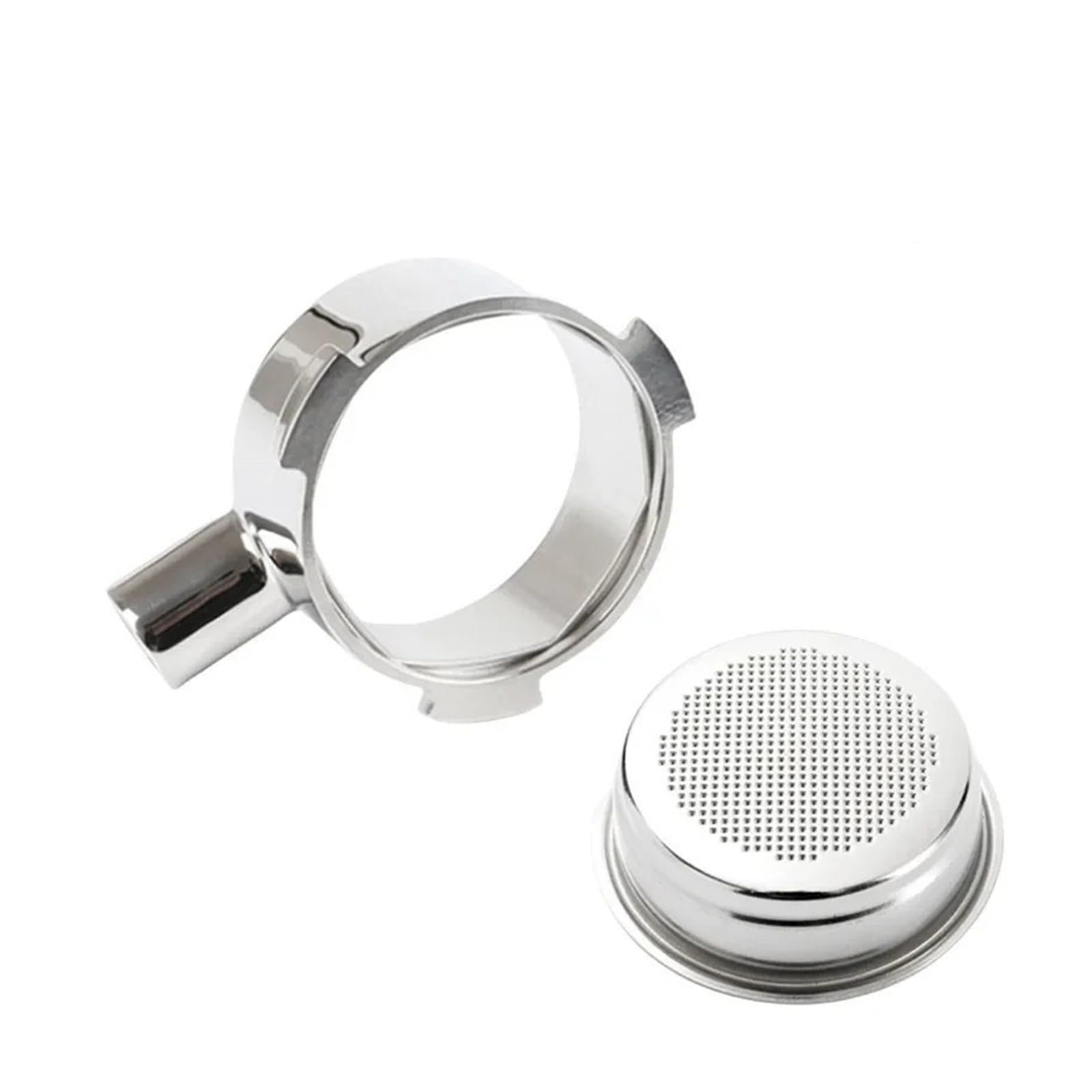 Porte-filtre sans fond de 51 mm, compatible avec Delonghi, EC680 EC685