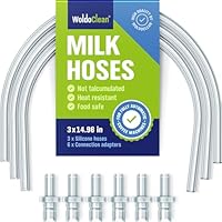 Milk Hose Set for Jura Fully Automatic Coffee Machines, Jura Parts with 3 x Hoses and 6 x Adapters