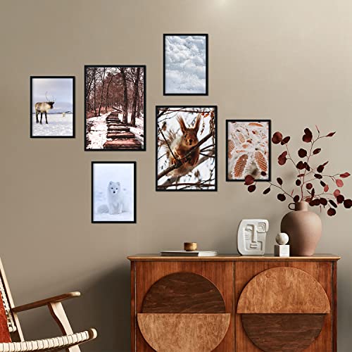 Nacnic, 6 sets of photography Prints Animals and Snow, Modern decorative Prints for home wall room, collage, mural, A3 and A4 - Image 4