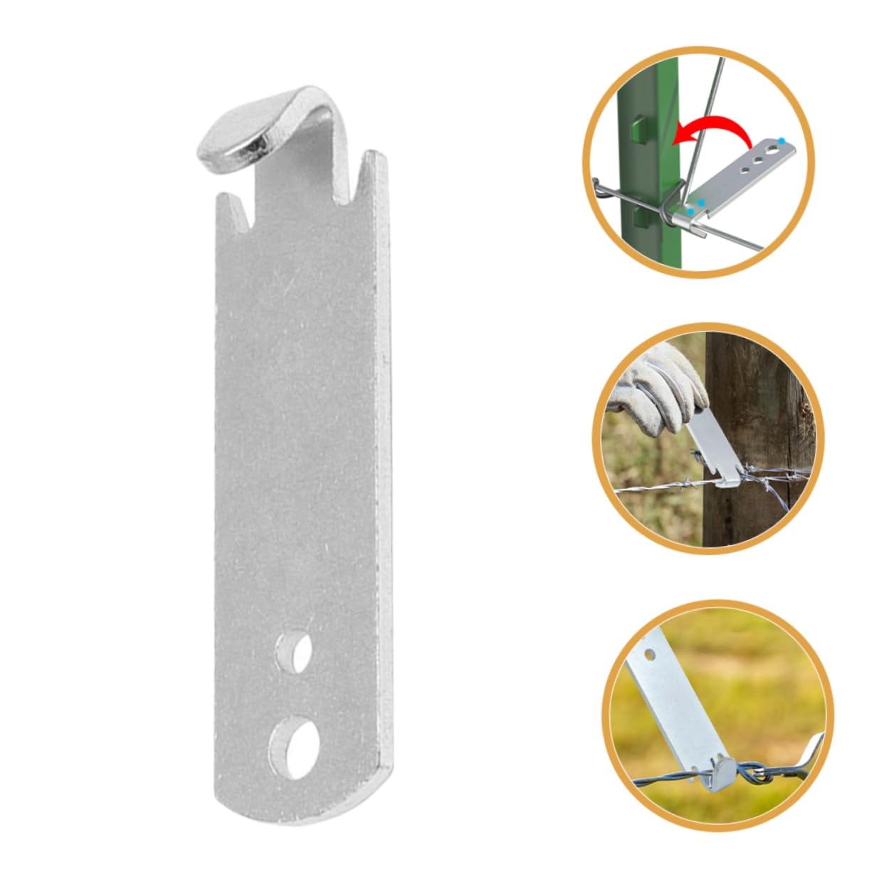 BESPORTBLE 20pièces Tendeur De Câble Métallique Outils De Tension pour Fences Compact Et Légers Installation Facile des Risques Injures