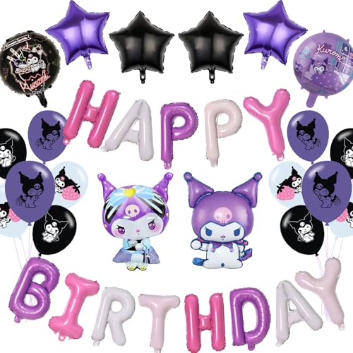Kuromii Party Balloon, Cute Anime Party Decorations,...