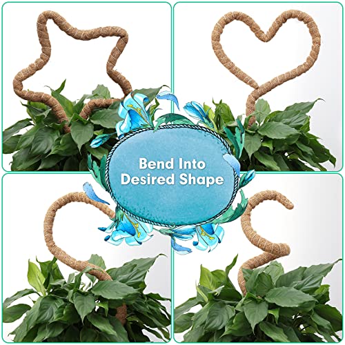 Bendable Moss Pole, 63” Moss Pole For Plants Monstera, Bendable Diy Plant Sticks Support Plant Stakes For Indoor Plants, Monstera Moss Pole For Climbing Plants Growth #TOP2