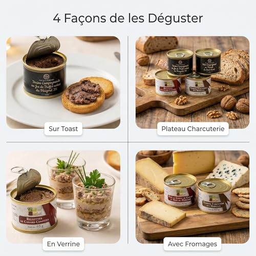 Assortiment de 5 Terrines Dégustation 65g soit 325g – vue 4