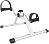 Dhouse Mini Pedal Exerciser Adjustable Resistance Bike Pedal Exerciser Silent for Home Fitness Gym Work Out Legs Arms