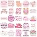 50Pcs Quote Stickers, Positive Stickers Motivational Waterproof Vinyl Stickers for Water Bottle Laptops Computers Vision Board for Women Adults Students Teachers Teens (Pink50)