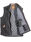 Venado Concealed Carry Vest for Men - Built-in Left and Right Handed Pockets (Black, X-Large)