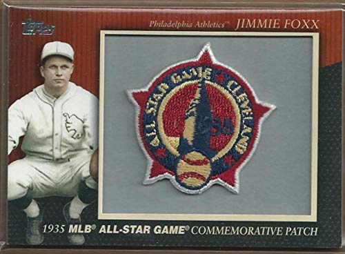 2010 Topps Commemorative Patch #MCP-6 Jimmie Foxx Philadelphia Athletics MLB Baseball Card NM-MT