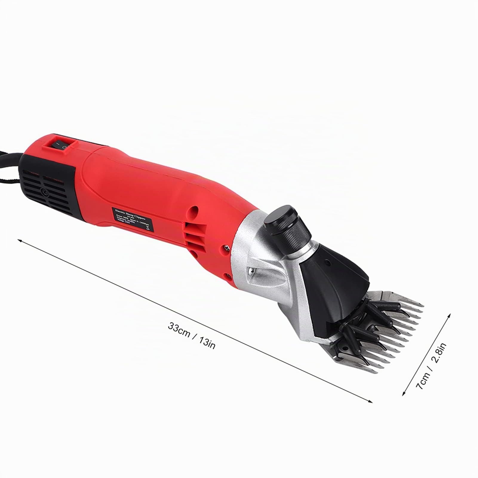 YECK Kit de Aseo, Cortapelos Eléctrico Profesional de 500 W para Ovejas para Afeitar Lana de Piel en Ovejas Cabras, Ganado para Corte de Pelo de Animales(Enchufe de la UE)