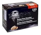 Bradley Smoker Bisquettes for Grilling and BBQ, Cherry Wood Blend, 120 Pack