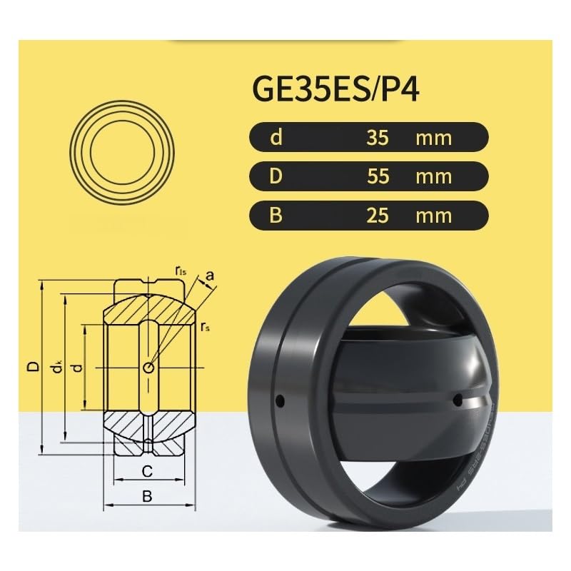 GE35ES/P4 Roulement à rotule radiale lisse de haute précision - 3