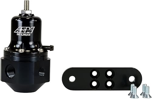 Miniatura 2 de AEM Regulador de presión de combustible 25-305BK (ajustable universal), 1 paquete