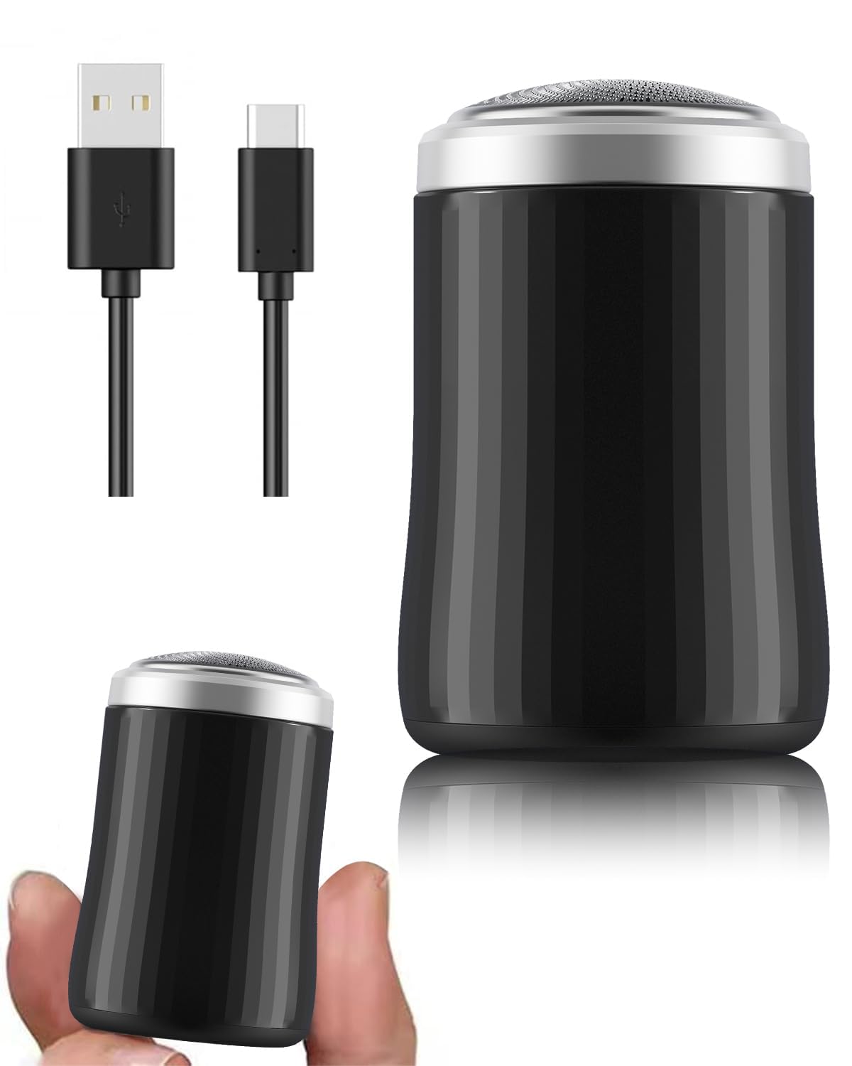 ❤シェーバー❤電動シェーバー ひげそり 男性 USB充電式  ロック機能 メンズ Amazon | シェーバー メンズ 髭剃り 電動 電気シェーバー 電動