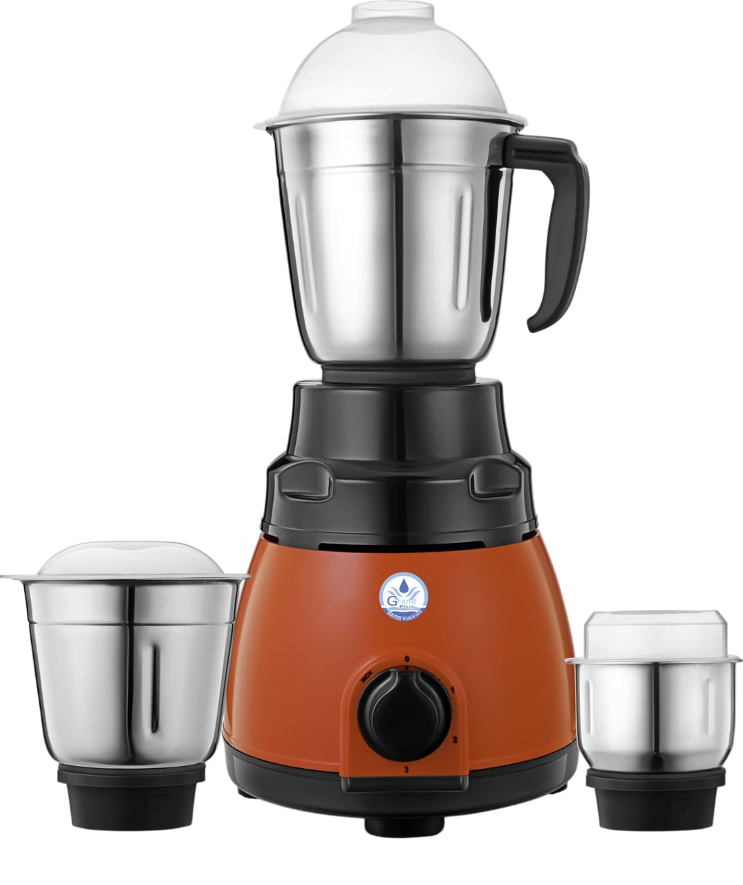 FLAME 750 W Mixer Grinder with 3 Multipurpose Jars for Grinding, Blending & Mixing | High-Performance Motor | Super Efficient & Power Saving | 1Y Warranty (Luster | 3 Jars | Black, Red)-image-15