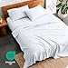 Bare Home Twin XL Sheet Set - 1800 Ultra-Soft Microfiber Twin Extra Long Bed Sheets - Double Brushed - Deep Pockets - Easy Fit - 3 Piece Set - Bedding Sheets & Pillowcases (Twin XL, White)