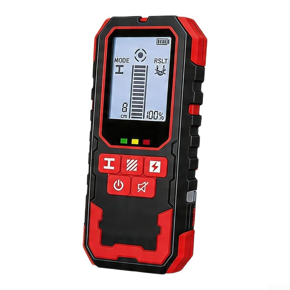 Leitungsfinder NF-517 mit HD Display für Wand Scanner, erkennt Metall Holz AC Kabel, IP54 robust, 153mm