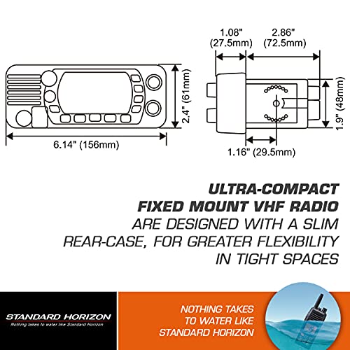 Standard Horizon Gx1400B Vhf, Basic, Black,Small #TOP1