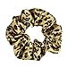 Produktbild Damen Leopard Druck elastisch Haar Seil Ring Krawatte Pferdeschwanz Band Scrunchie Halter Stirnband GreatestPAK (One size, Gold)