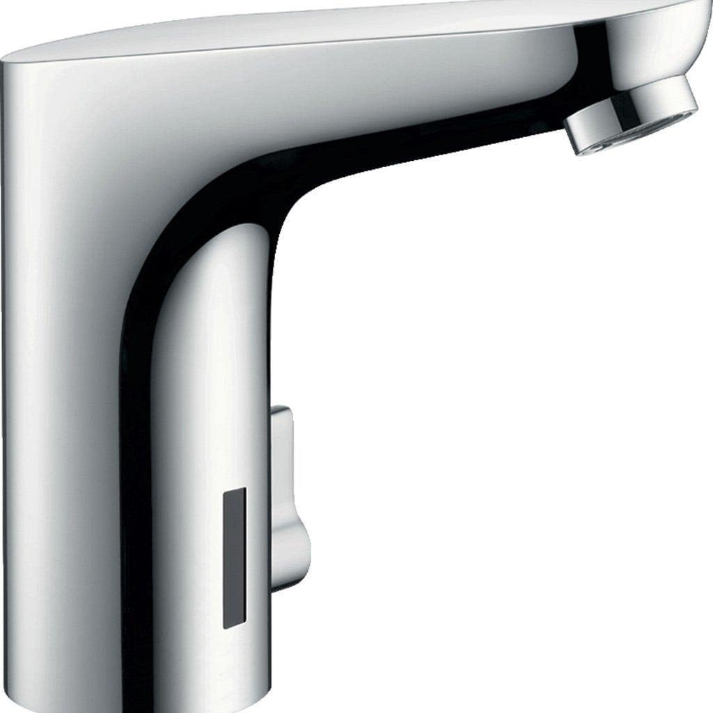 hansgrohe Kran Focus Elektroniczna bateria umywalkowa, wysokość wylotu 130 mm z regulacją temperatury i przyłączem sieciowym, chrom