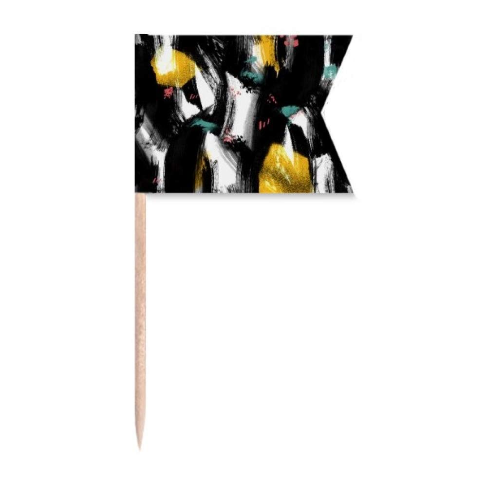 Étiquetage pour fête avec motif graffitis pour identifier les plats