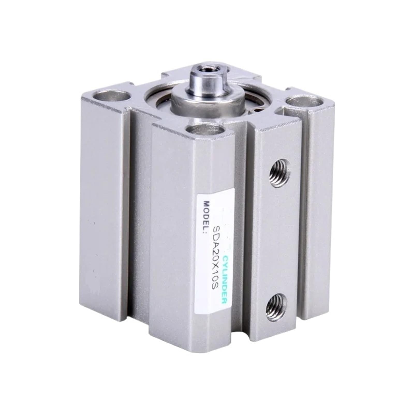 Cilindro neumático compacto serie SDA25 de doble efecto para automatización