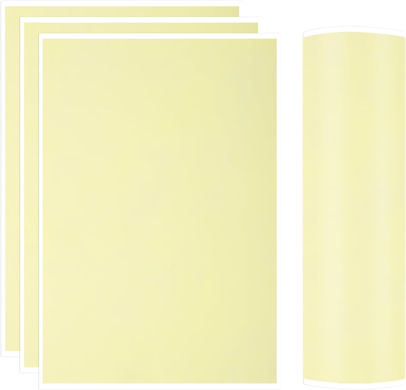 PATIKIL 15.3x10.4 Inch Laser Engraving Paper, 4 Pcs Laser Engraving Marking Color Paper for Fiber Laser Marking and Engraving on Metal Ceramics Glass, White