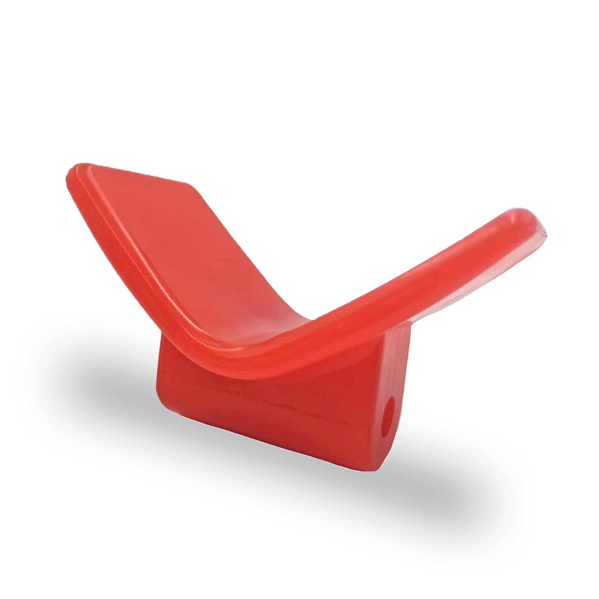 COLOFULWAY 3“ Boat Trailer V Bow Stop, Poly Marine V Bow Stop fits 3" Bracket with 1/2" Shaft