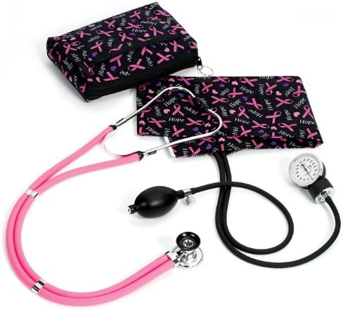 Prestige Medical A2-prb Sprague / Sphygmomanometer Kit With Carrying Case Pink Ribbon Black