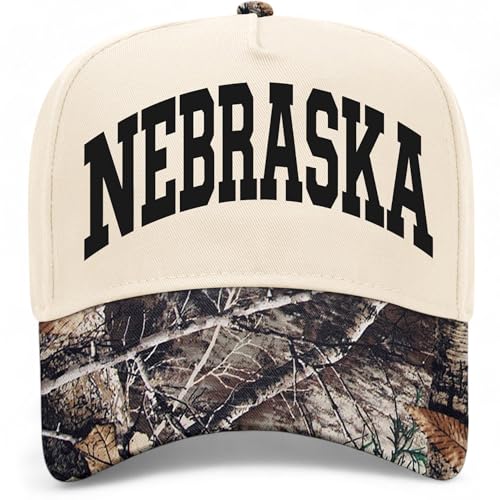 Nebraska Collegiate Hat (US Alpha One Size Tree Camo/Natural)
