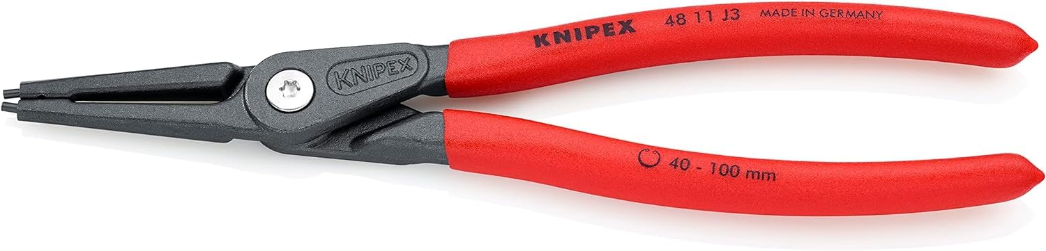 Knipex 48 11 J3 Sb Precision Circlip Pliers Internal Straight 40-100Mm J3