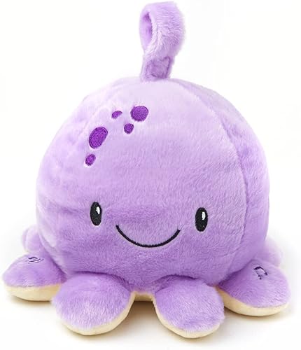 Cuddle Barn - Lullababies - Oswald The Octopus Juguete musical animado de peluche para bebé con luces relajantes y control de volumen, 6 pulgadas