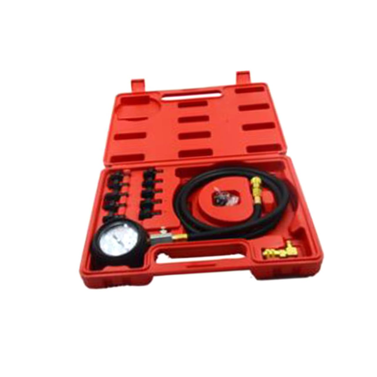 Mobestech Oil Pressure Gauge Kit Style Engine Oil Pressure Tester Hose Adapters and Case