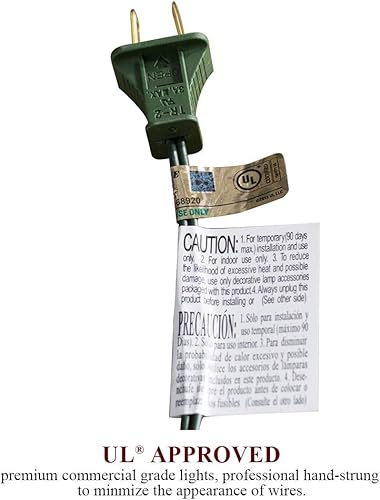 Miniatura 8 de Balsam Hill árbol de Navidad artificial, tradicional y prémium preiluminado, de 7pies, pícea azul clásica con LED parpadeantes para espectáculo de