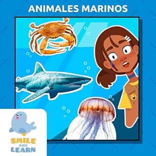 Diseño de la portada del título Animales Marinos