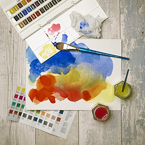 Winsor & Newton Cotman Aquarelverf Painting Plus Set 24 Halve Napjes - Professionele Kwaliteit Voor Beginners En Artiesten