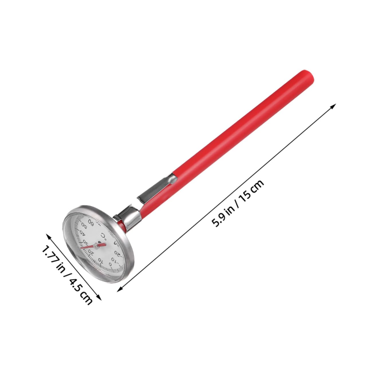 Car Air Conditioning Mechanical Thermometer 3pcs Set, Accurate Dashboard Auto Thermometer for Vehicle Interior Temperature Monitoring, Small Portable Gauge for Car Air Conditioner