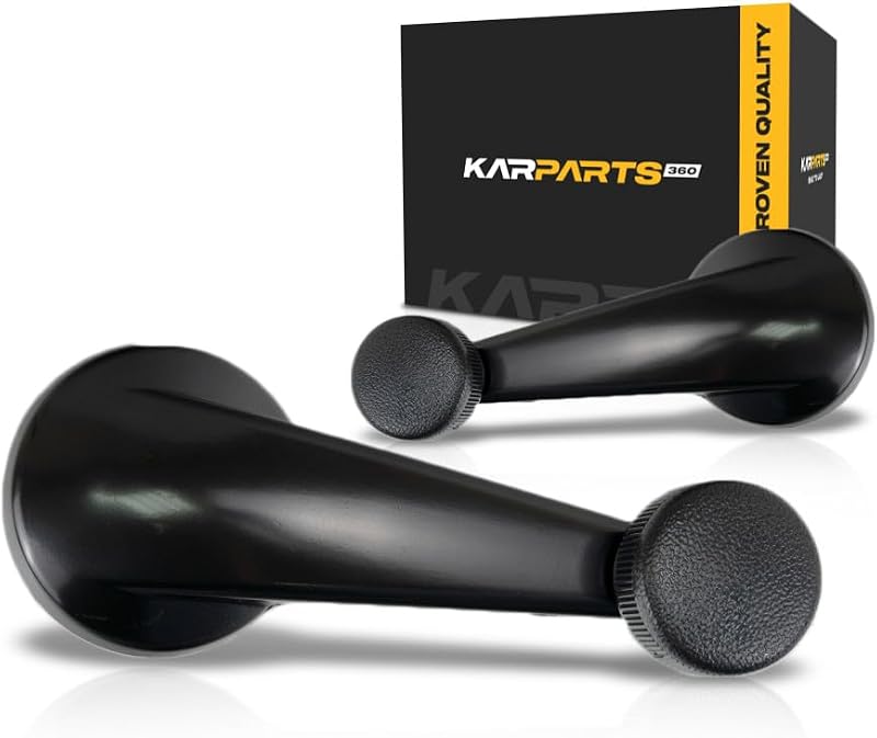 Manivelas de vidro dianteiras KarParts360 para Chevy S10 1994 a 1997 – Par