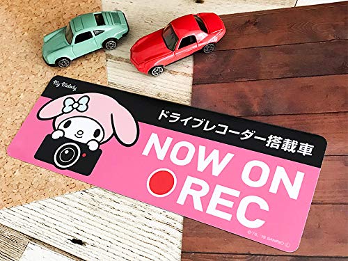 Amazon | マイメロディ ドラレコステッカー マグネットステッカー