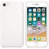 Material/Cubierta de silicona CABLEPELADO Funda Silicona iPhone 7/8 Textura Suave Blanco