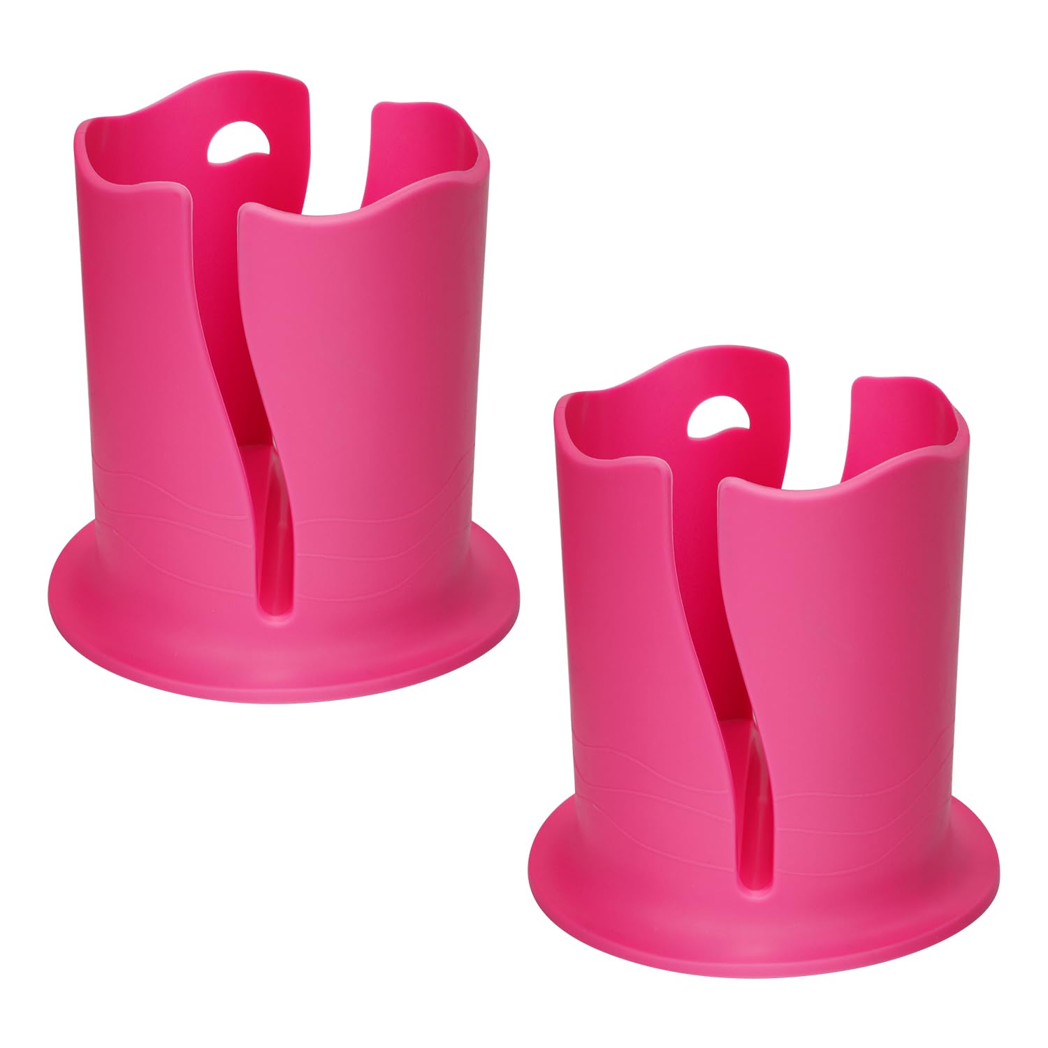 2pcs Paddle Board Cup Holder, Universal Kayak Drink Holder Multifunctional Anti-Toppling Paddleboard Cup Holder Surfboard Water Bottle Holder for Outdoor Fishing Boat Kayak Accessories (Pink)