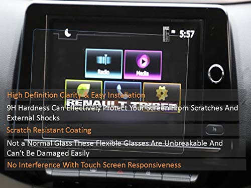 Image of Car Infotainment 9H Screen Protector Compatible with Skoda Karoq