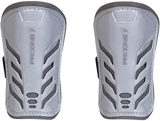 Caneleira Futebol Futsal Society Baby Sem Tornozeleira - Cinza Prata - Par