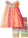 Youngland Little Girls' Chrochet Swing Tunic with Printed Bike Short