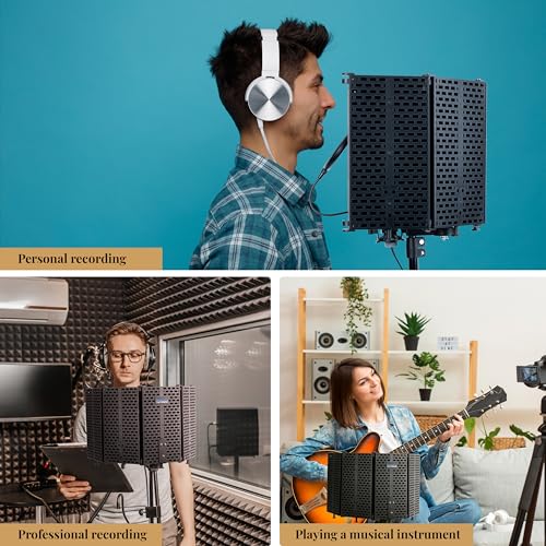 Keynoiz Studio Recording Microphone Isolation Shield thumb #7