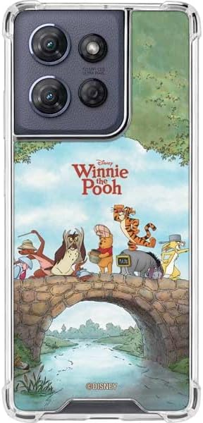 Skinit Clear Phone Case Compatible with Moto G 5G 2025 - Officially Licensed Disney Winnie The Pooh All Characters Design
