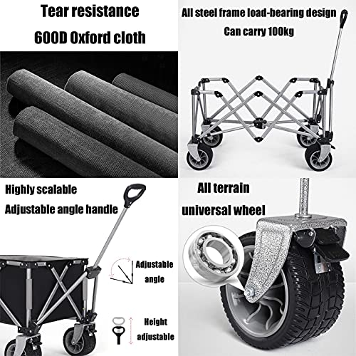 Garden Trolley Draagbare Campingtrolley Met Plafond, Opvouwbare Tuintrolley Voor Huishoudelijk Gebruik, Kan 100 Kg… - Image 8