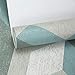 Carta da Parati Adesivi Murali Geometrici Non Tessuti Moderni Minimalisti Soggiorno Camera da Letto Tv Sfondo Muro 53X1000cm Azzurro