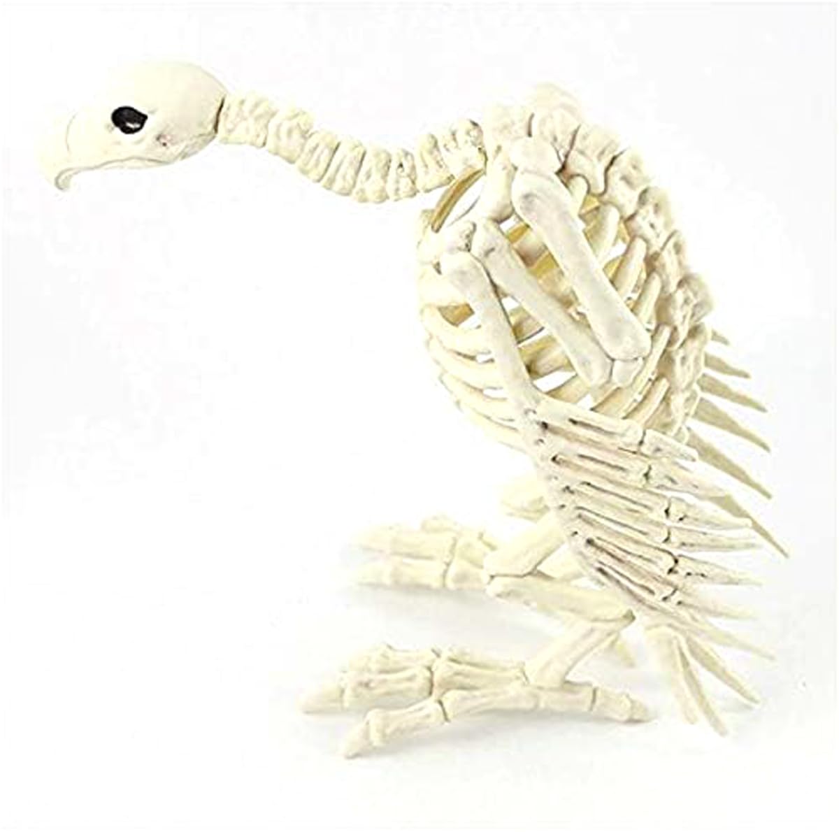 Halloween Esqueleto Buitre Animal Esqueleto Modelo Halloween Horror Esqueleto Buitre Animal Hueso Atrezzo Esqueleto Animal Decoración para Fiesta Decoración Inicio Casa Embrujada Ornamento