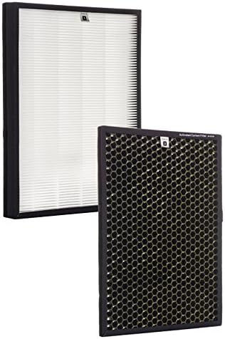 AlexapureBreeze Certified Replacement Filters – 1 True HEPA Filter and 1 Activated Carbon Filter