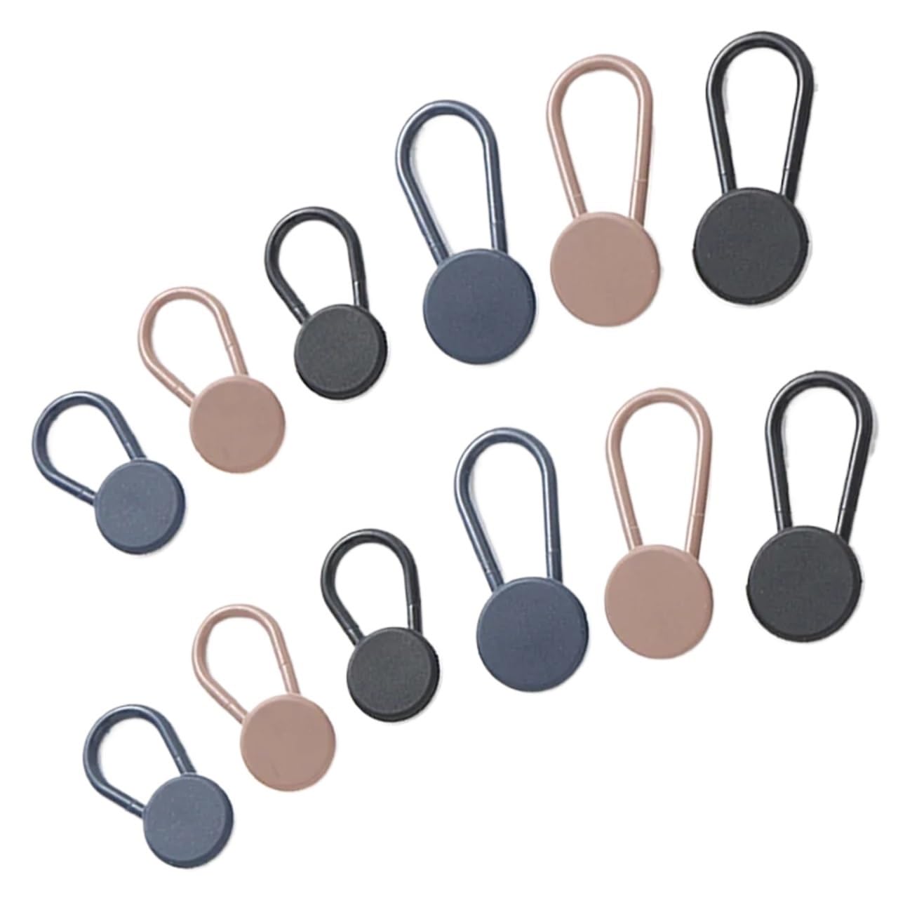 60 extensores de botón de plástico para pantalones de mezclilla y cintura | Extensor de cintura fácil de poner, se adapta a la mayoría de jeans y pantalones, paquete de 60 unidades.